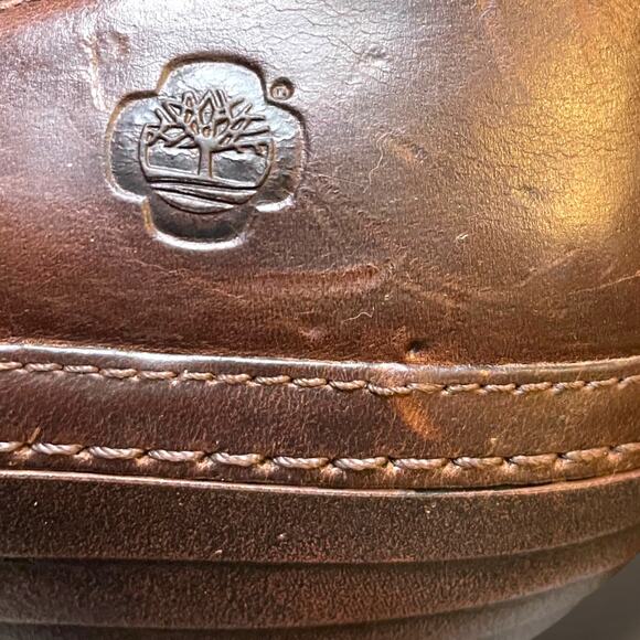 Women's 10 TIMBERLAND PRO Renova Slip Resistant Slip-On Brown Leather Clogs EUC - Picture 9 of 14